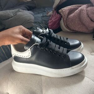 Alexander McQueen Black and White Sneakers